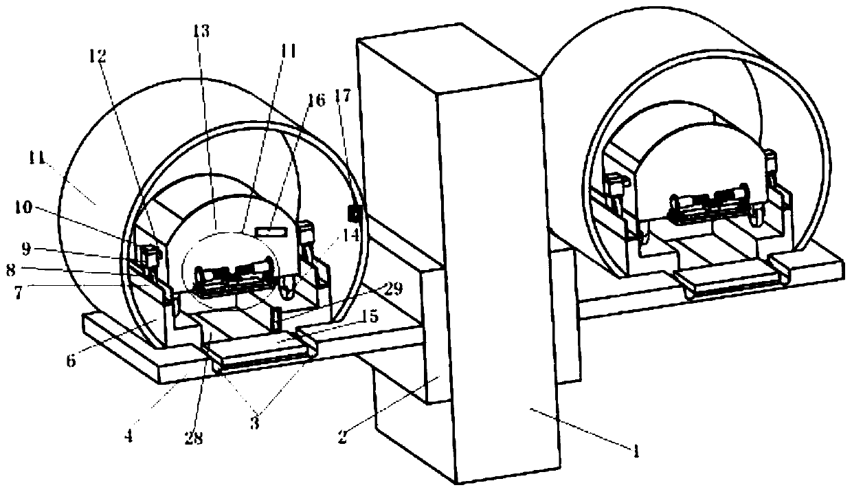 Pipeline type rail logistics system