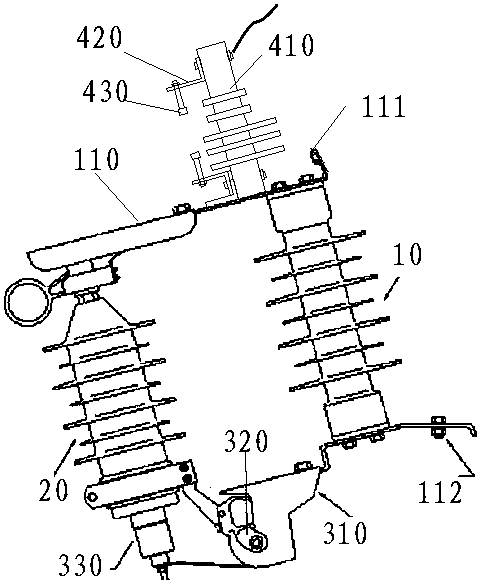 Self-healing intelligent line lightning protection device and lightning protection method thereof