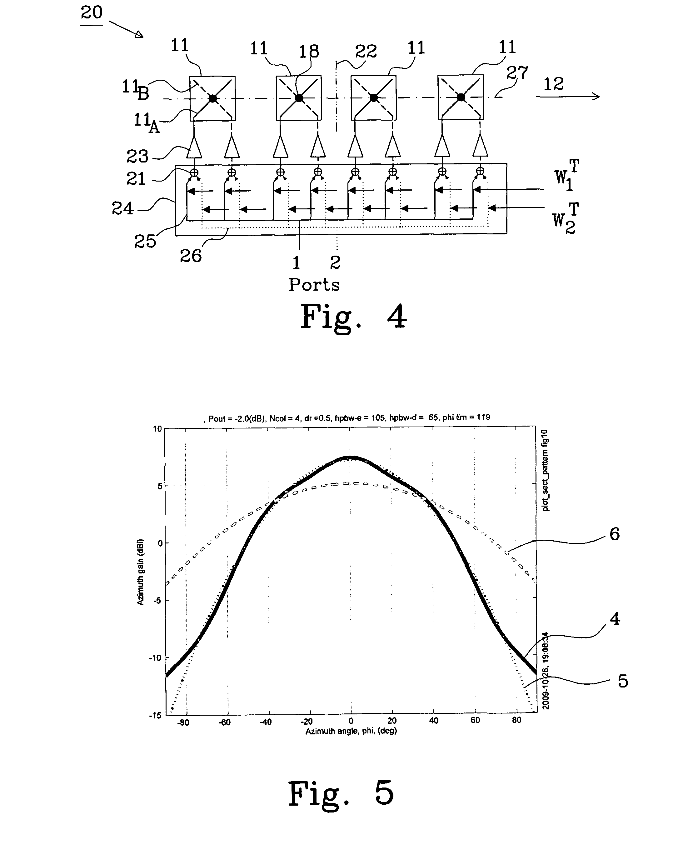 Method of designing weight vectors for a dual beam antenna with orthogonal polarizations