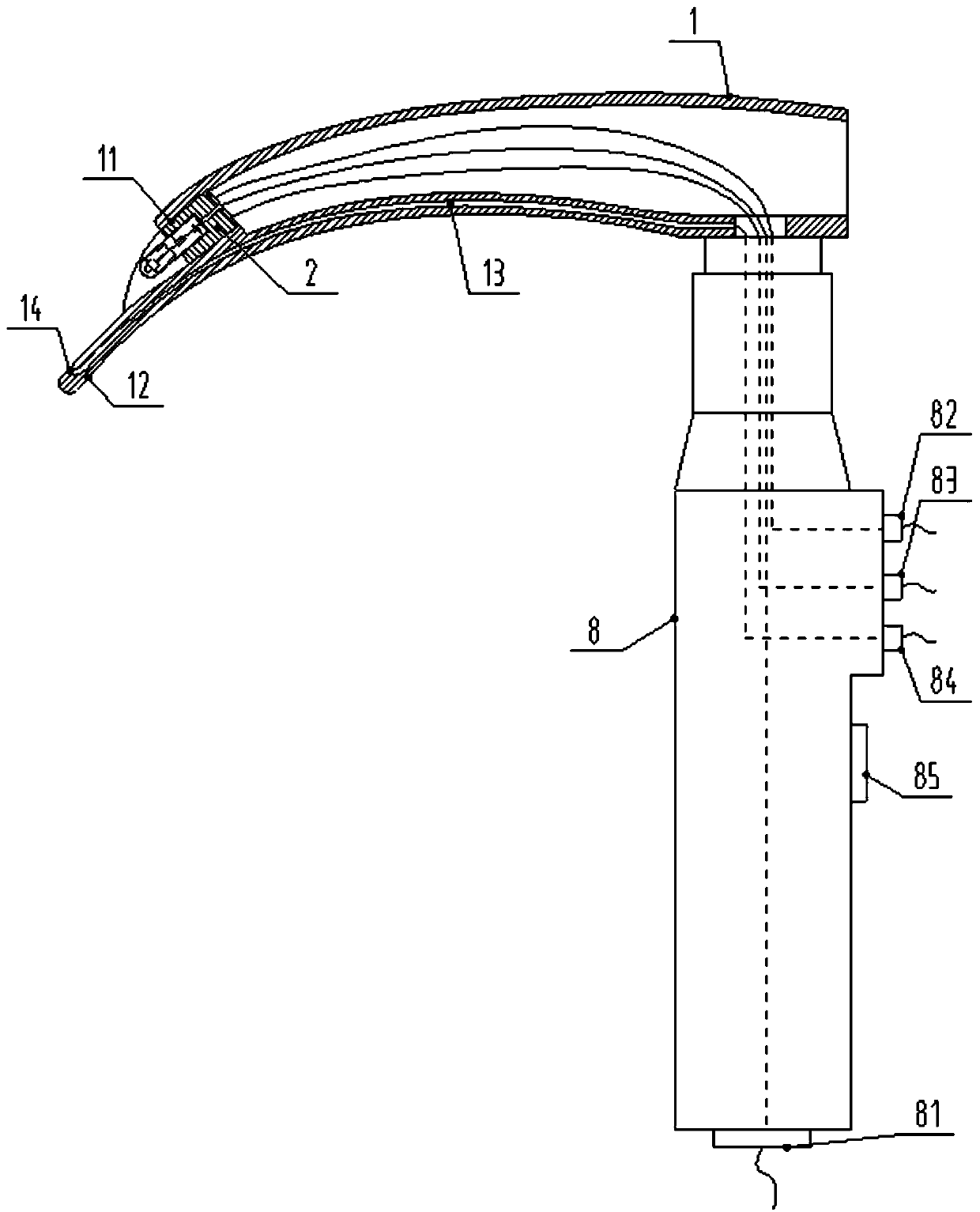 Multifunctional visual laryngoscope