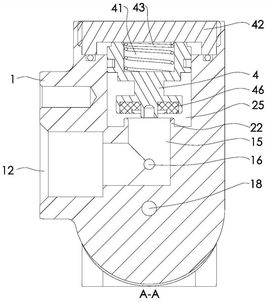 A three-way solenoid valve