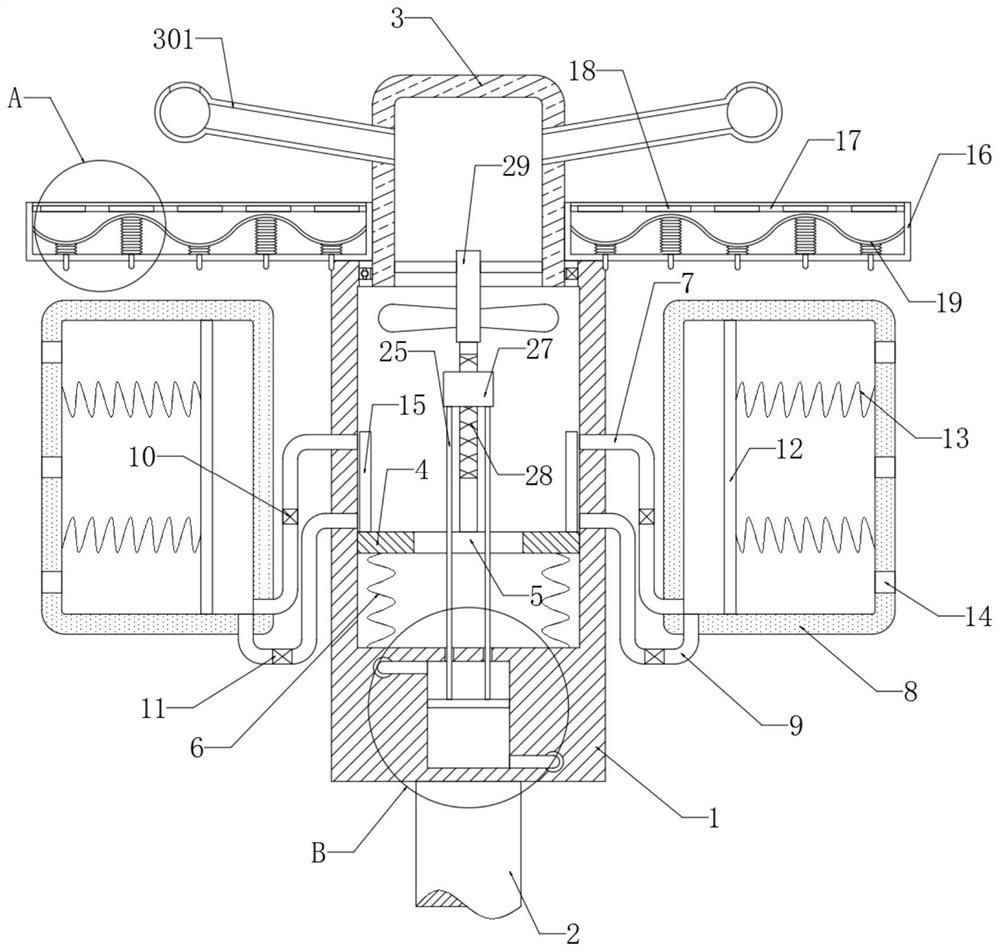 Mixed-flow type spray propulsion cooling device