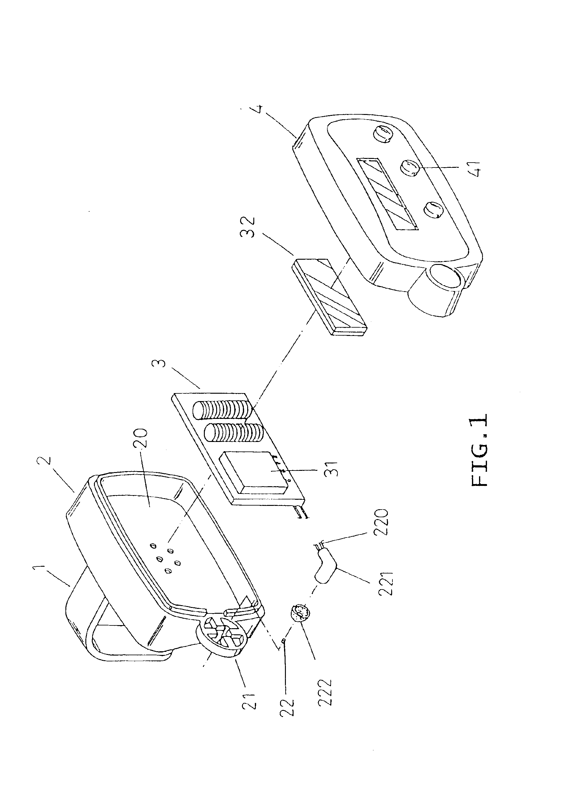 Finger temperature detecting device with relaxation indication