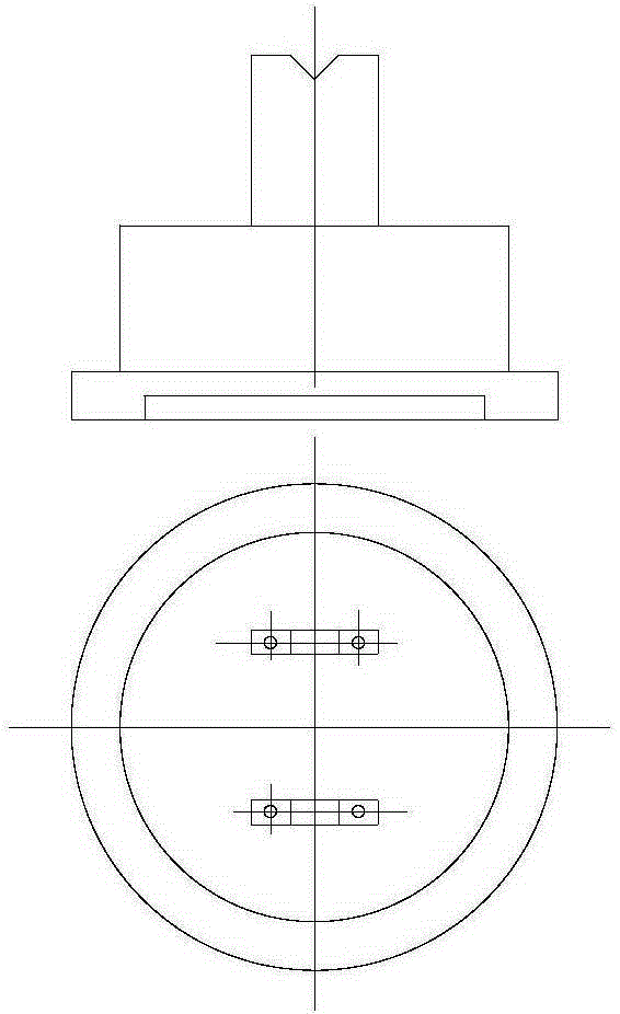 Semi-spherical dynamic pressure motor bearing gap measuring device and method
