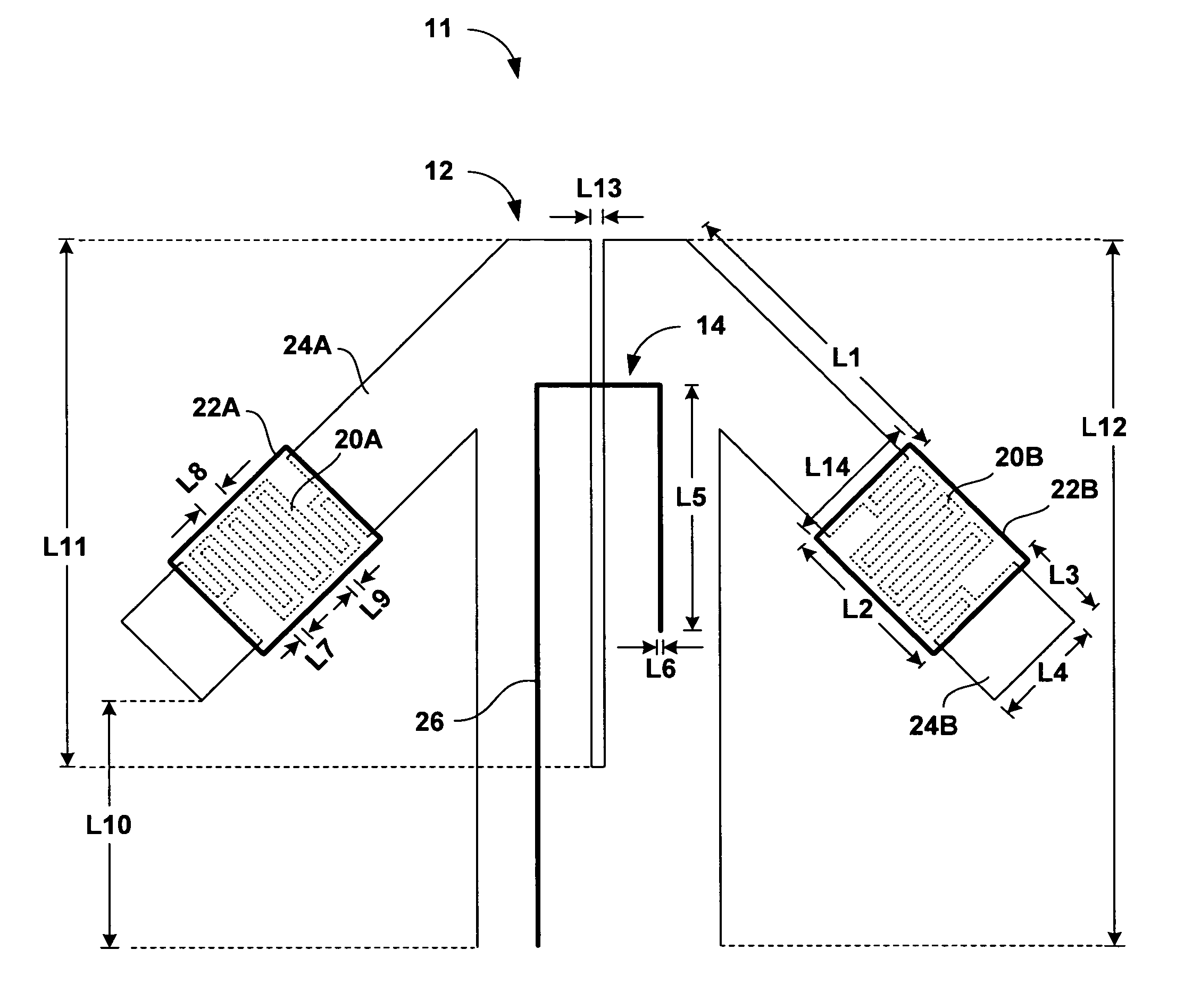 Multi-band antenna structure