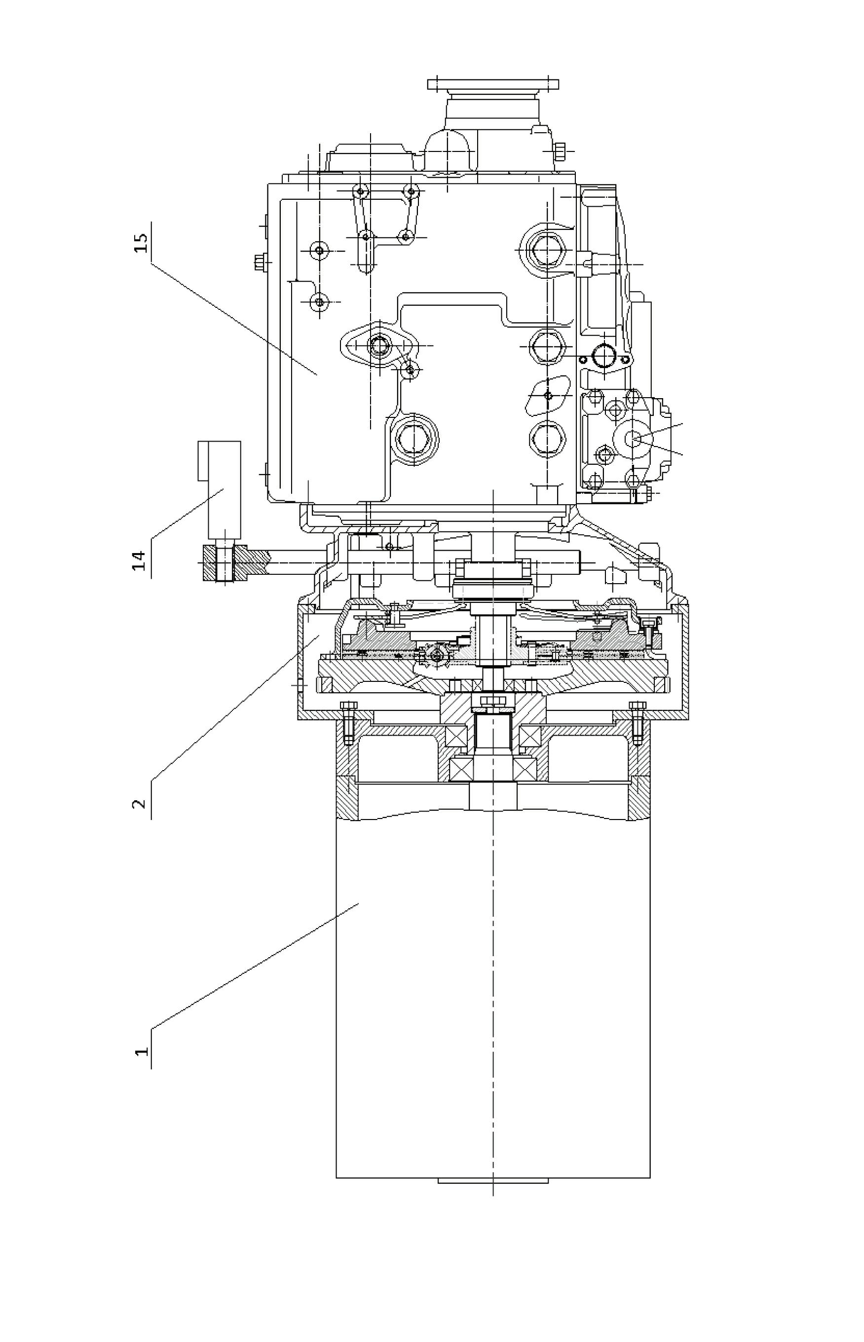 Driving system for electric vehicle