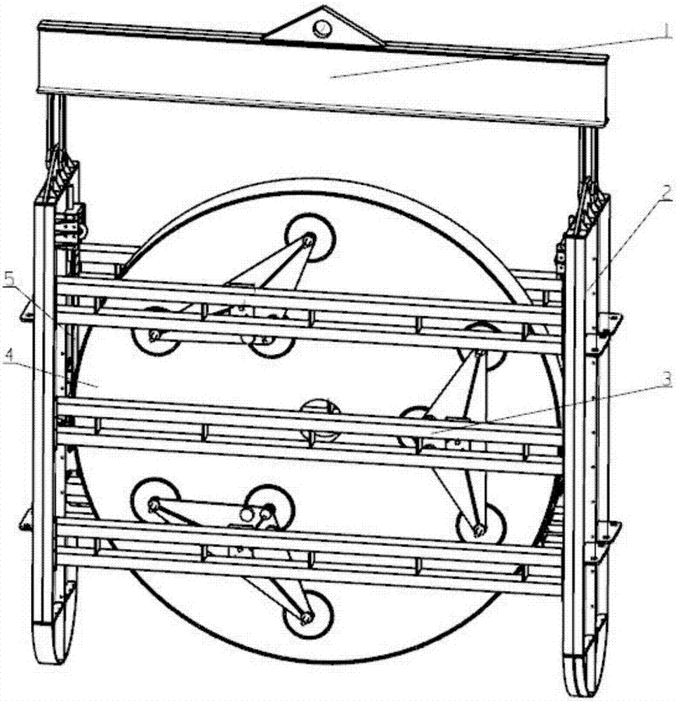 Turning mechanism for large-diameter main mirror