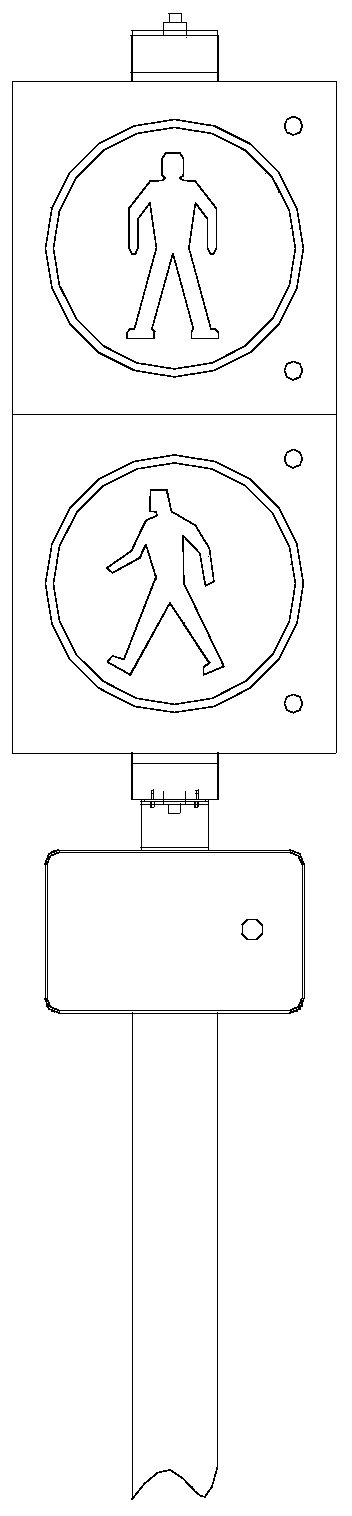 Traffic signal auxiliary early warning method and system