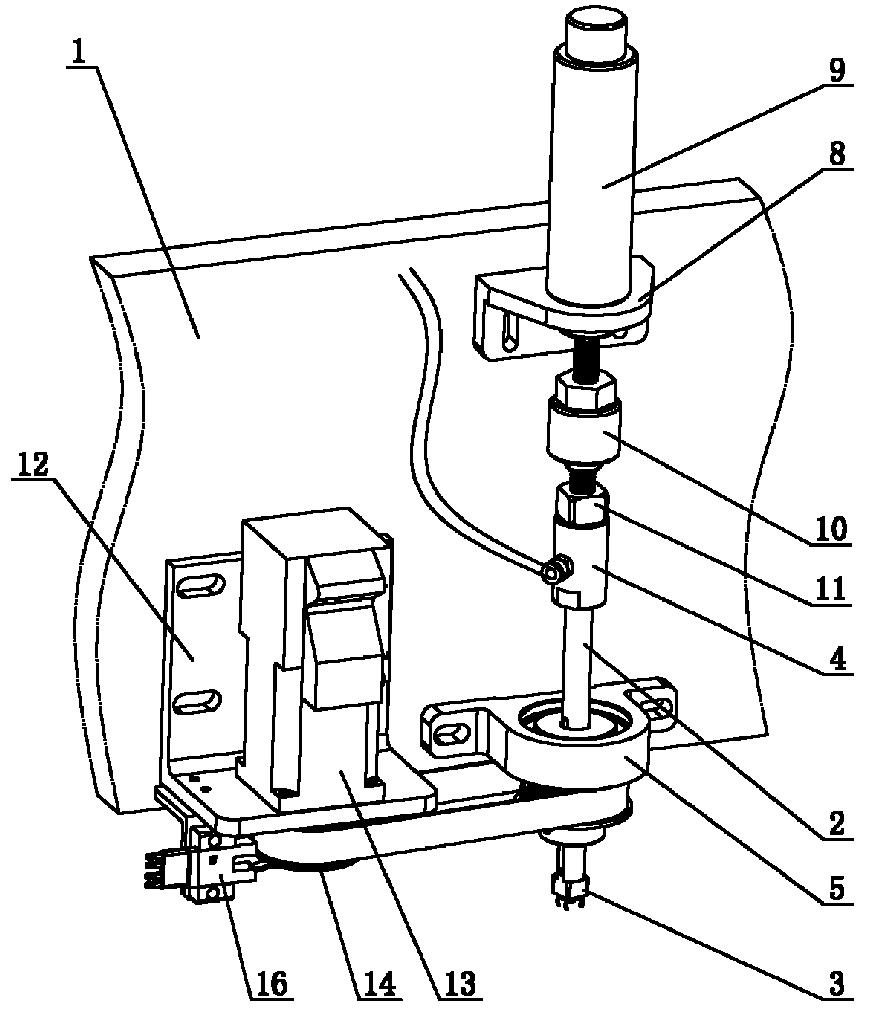 Head air-suction mechanism for inserting machine