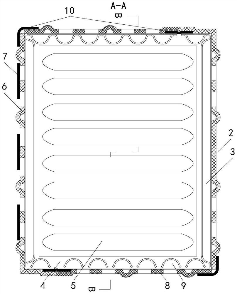 Anti-theft inserting buckle and air bag and box board integrated foldable box replacing small corrugated paper box