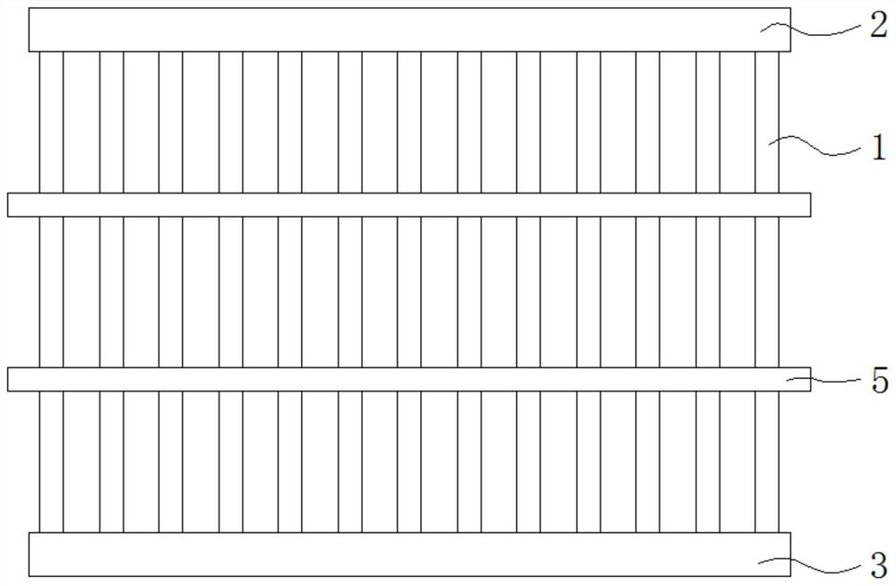 Capillary tube mat for gravity cabinet