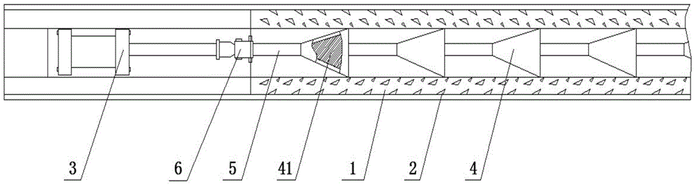 Stepping chip removing device
