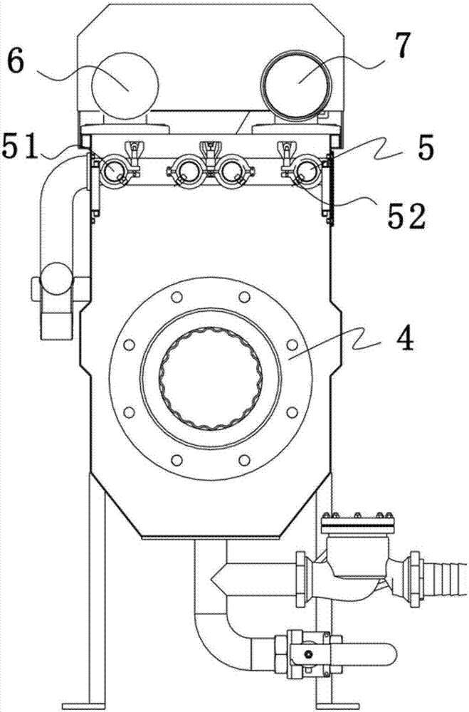 Printing and dyeing fabric cleaning device