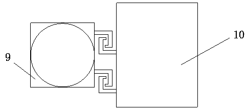 A whole blood viscosity measuring device