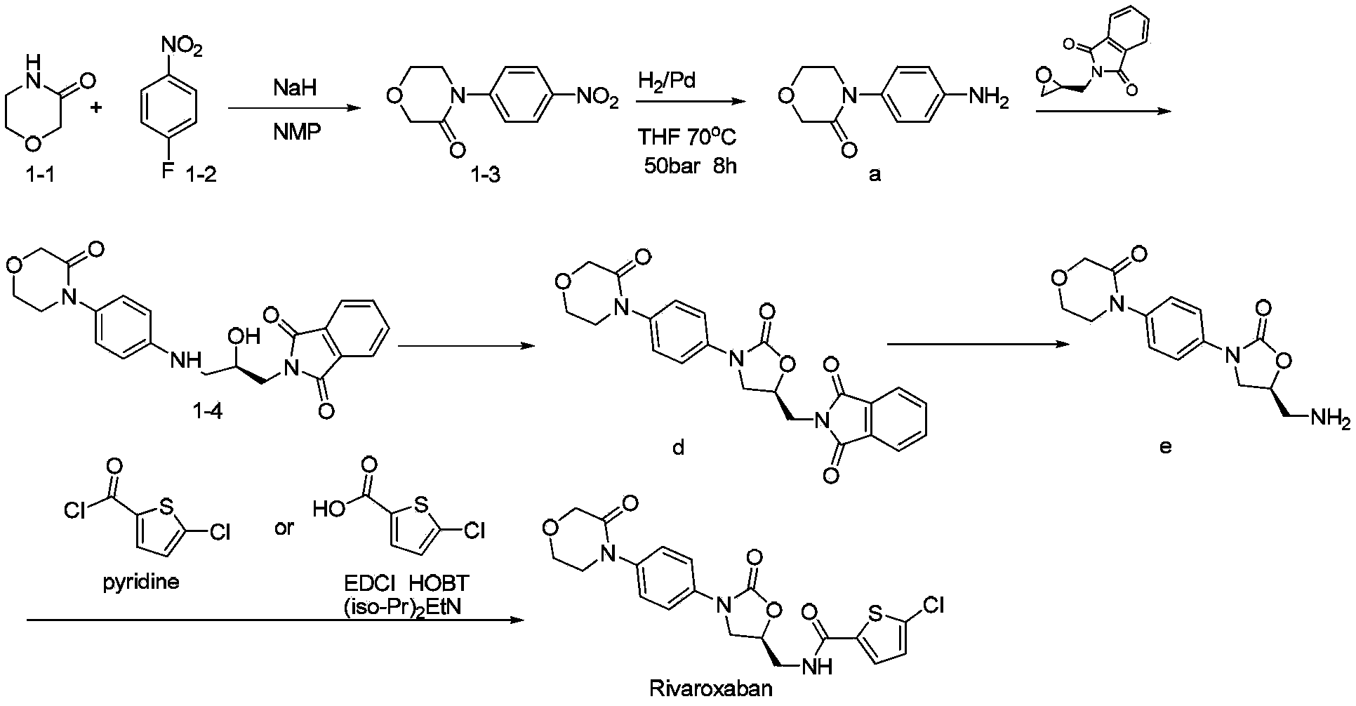 Novel synthetic process for rivaroxaban