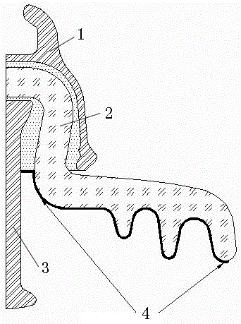Room-temperature type power insulator anti-fouling flashover paint, preparation method thereof and power insulator