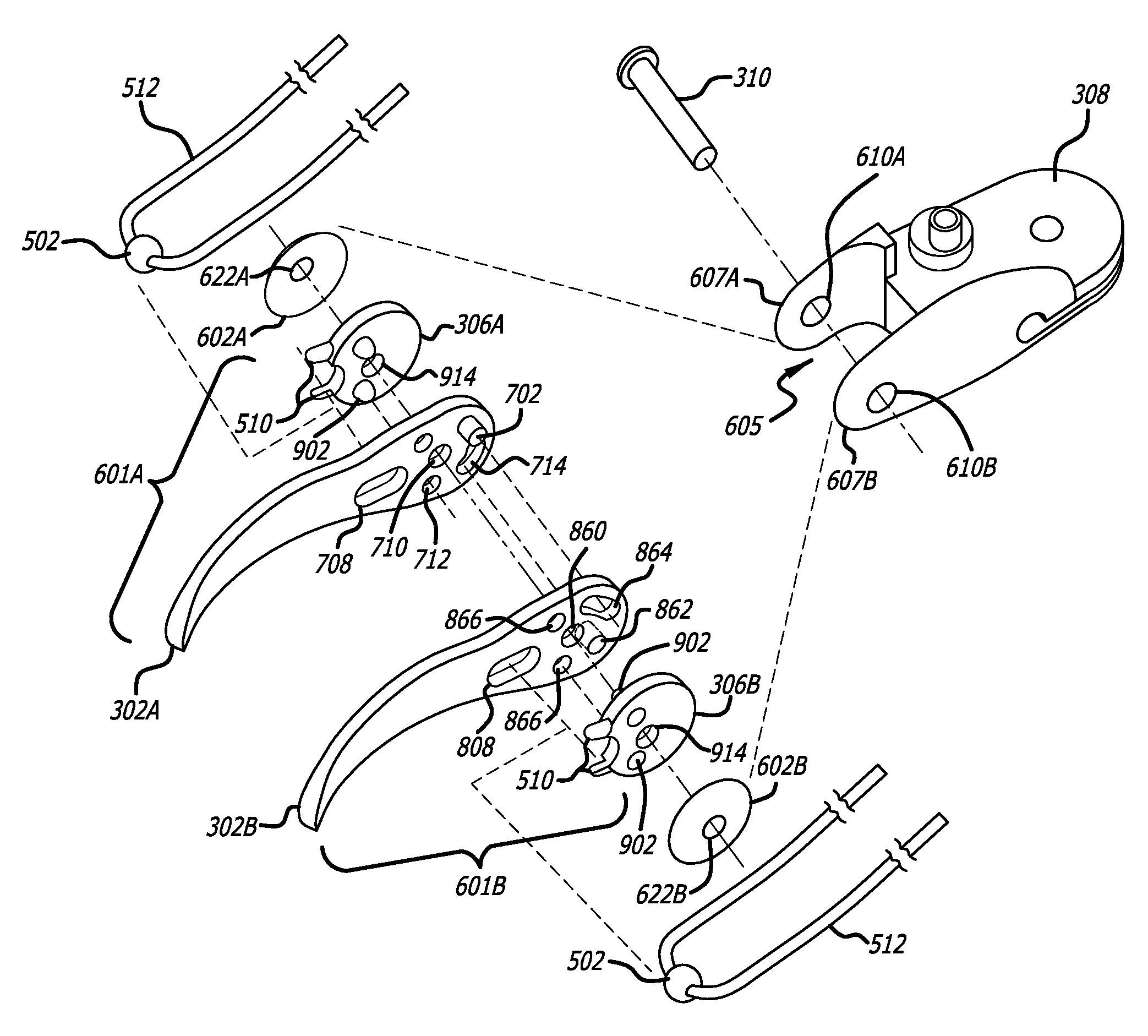 Two-piece end-effectors for robotic surgical tools