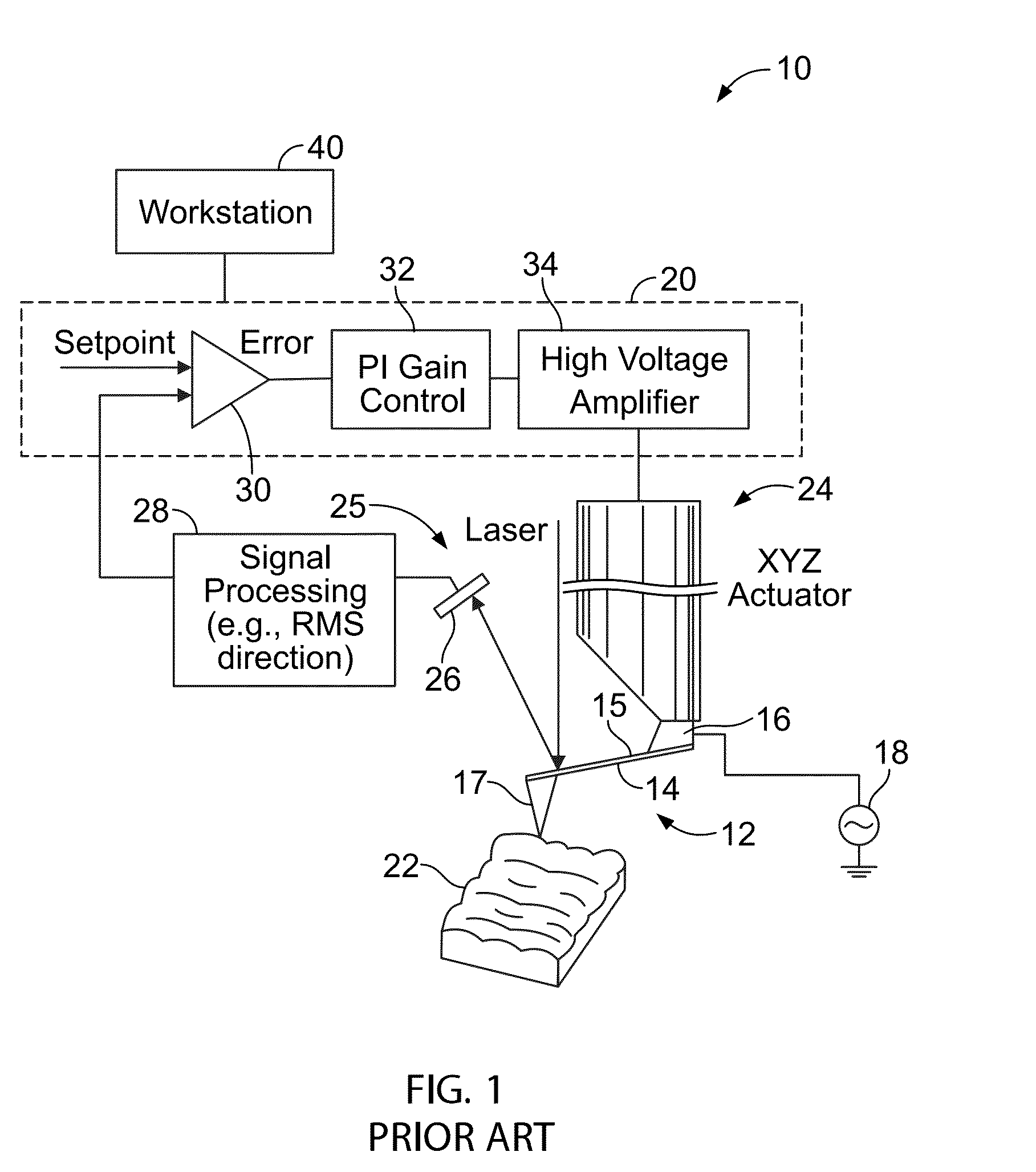 Method And Apparatus Of Tuning A Scanning Probe Microscope