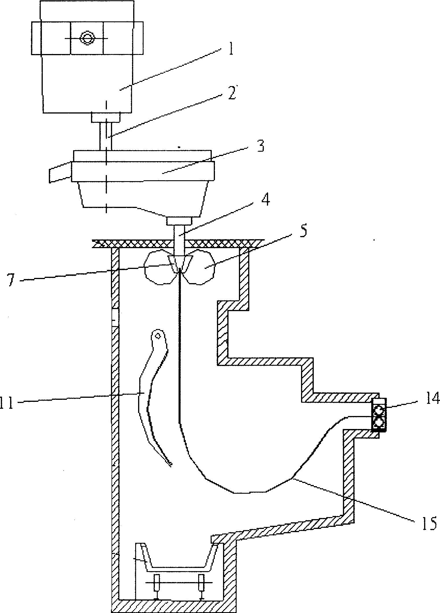 Method for continuously casting sheet band by dual roller