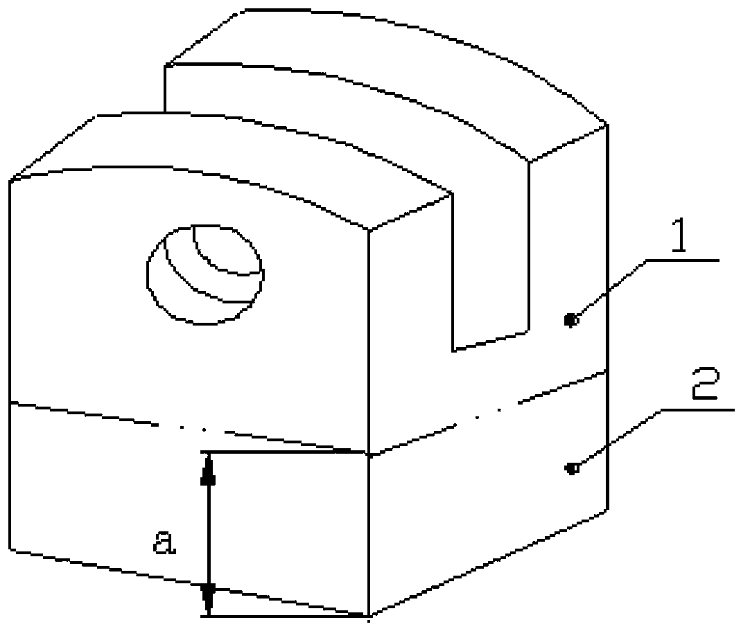 Wear-resistant hammer head of hammer crusher and preparation method thereof