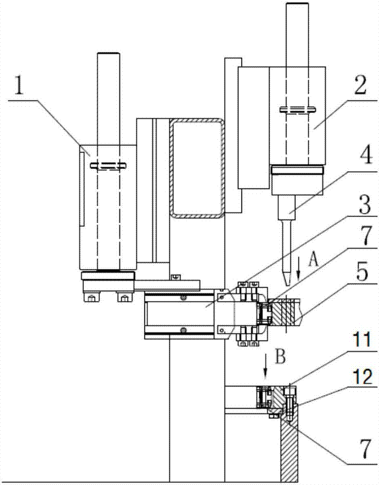 Assembling and disassembling mechanism and method for character block for steel rail printer