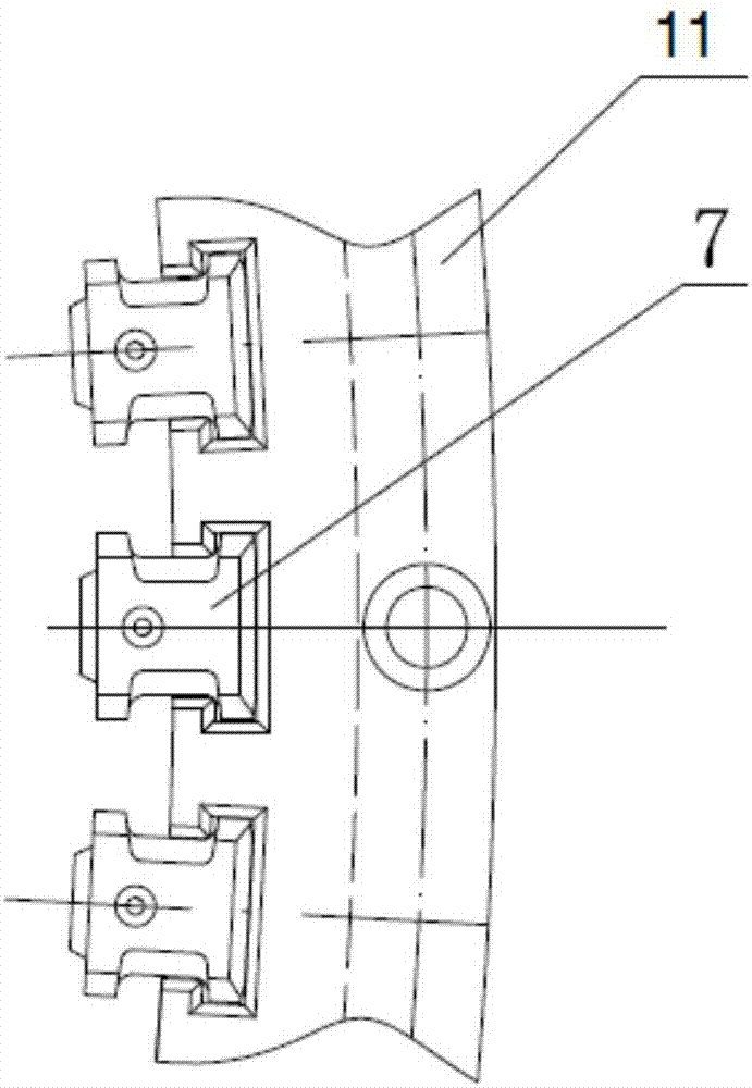 Assembling and disassembling mechanism and method for character block for steel rail printer