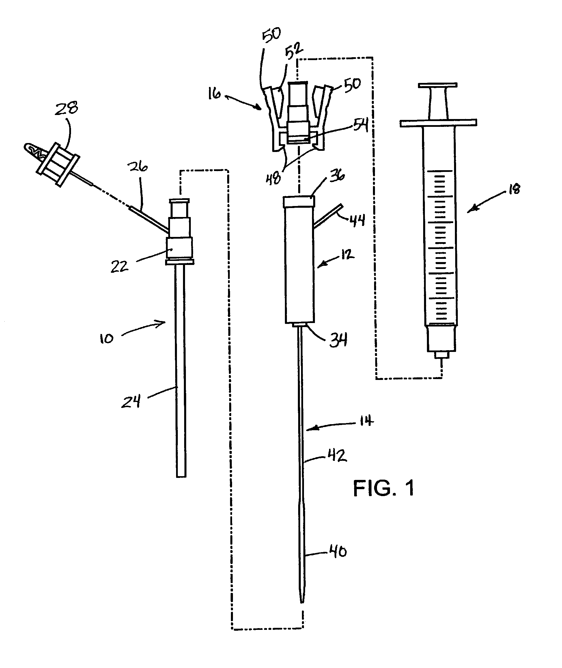 System and method for delivering hemostasis promoting material to a blood vessel puncture with a staging tube