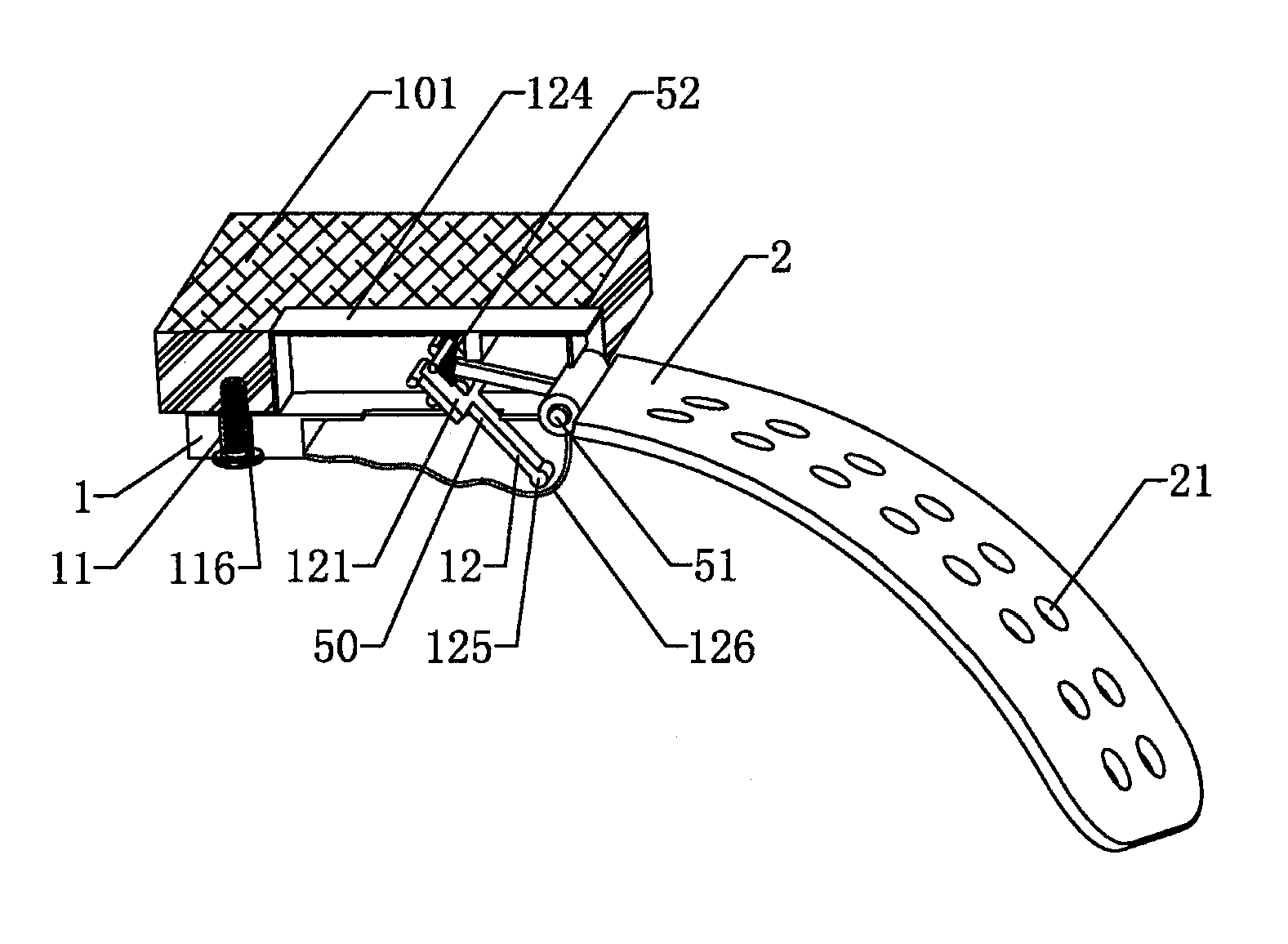 Adjustable Support for Soft Palate and Implanting Method thereof