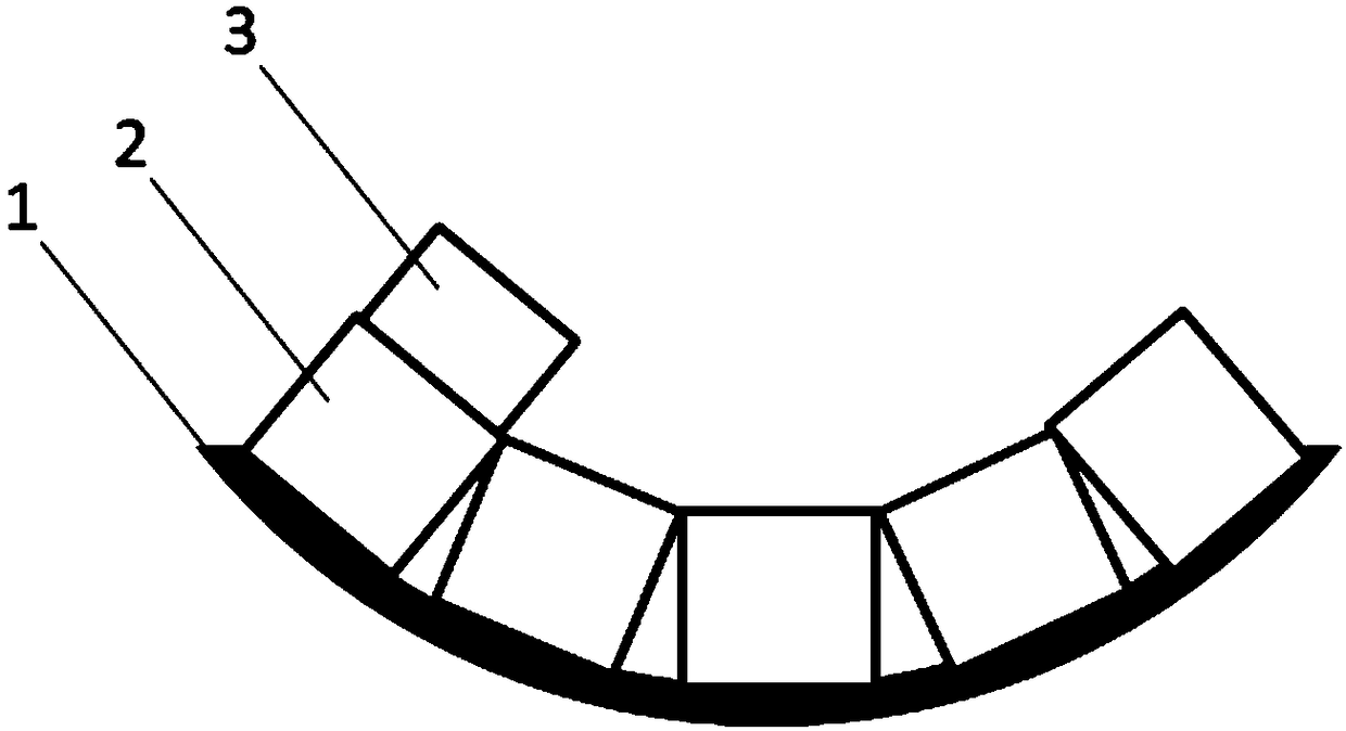 Straightening support for greening trees