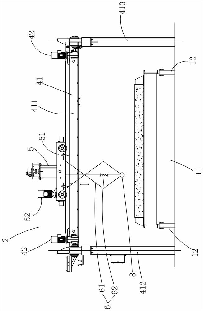 A kind of concrete surface treatment equipment and its surface treatment process