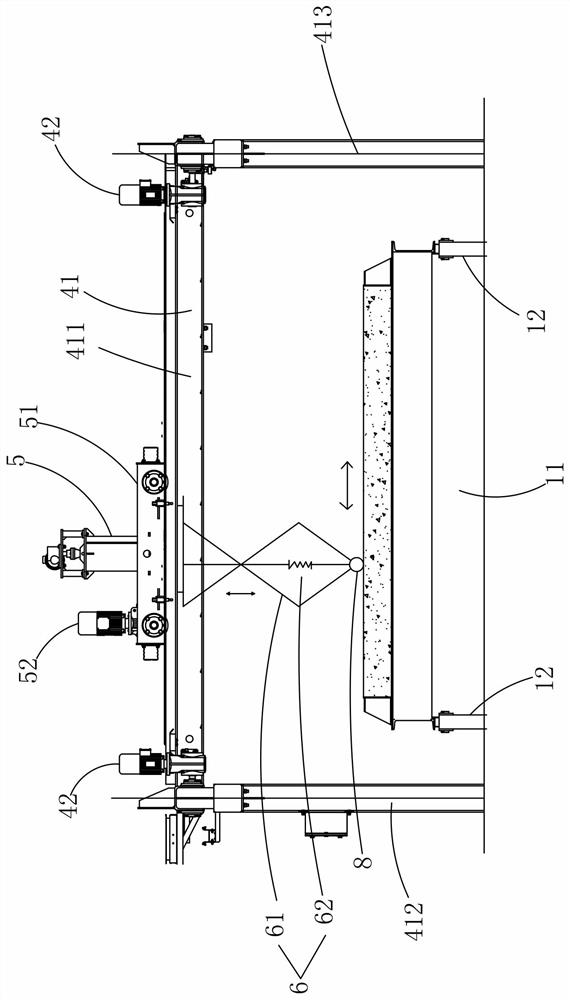 A kind of concrete surface treatment equipment and its surface treatment process