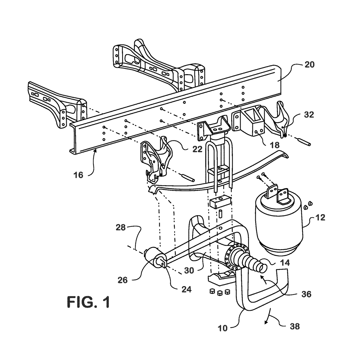 Active control of trailer pitch