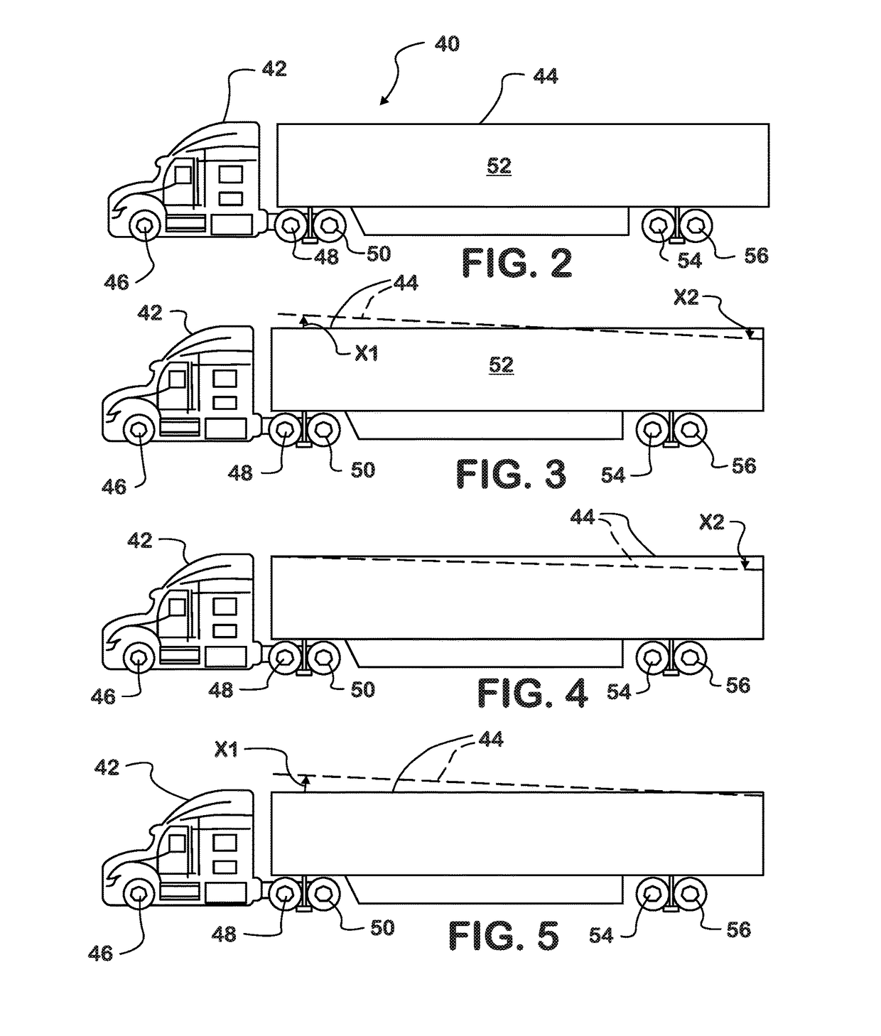 Active control of trailer pitch