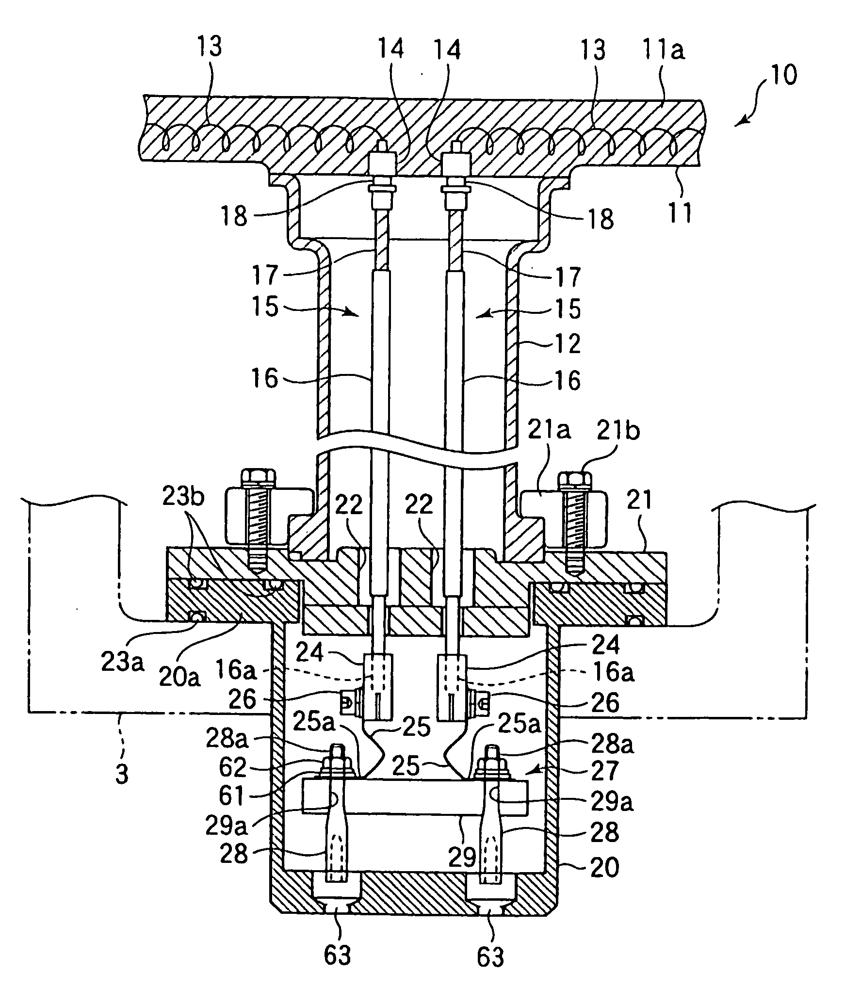 Substrate-placing mechanism having substrate-heating function