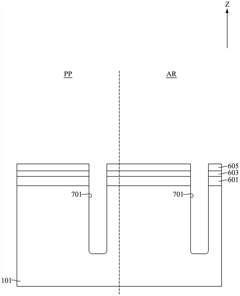 Semiconductor element with decoupling unit and preparation method thereof