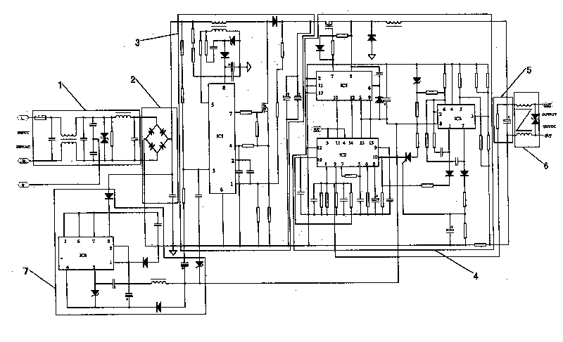 A buffer switching power supply