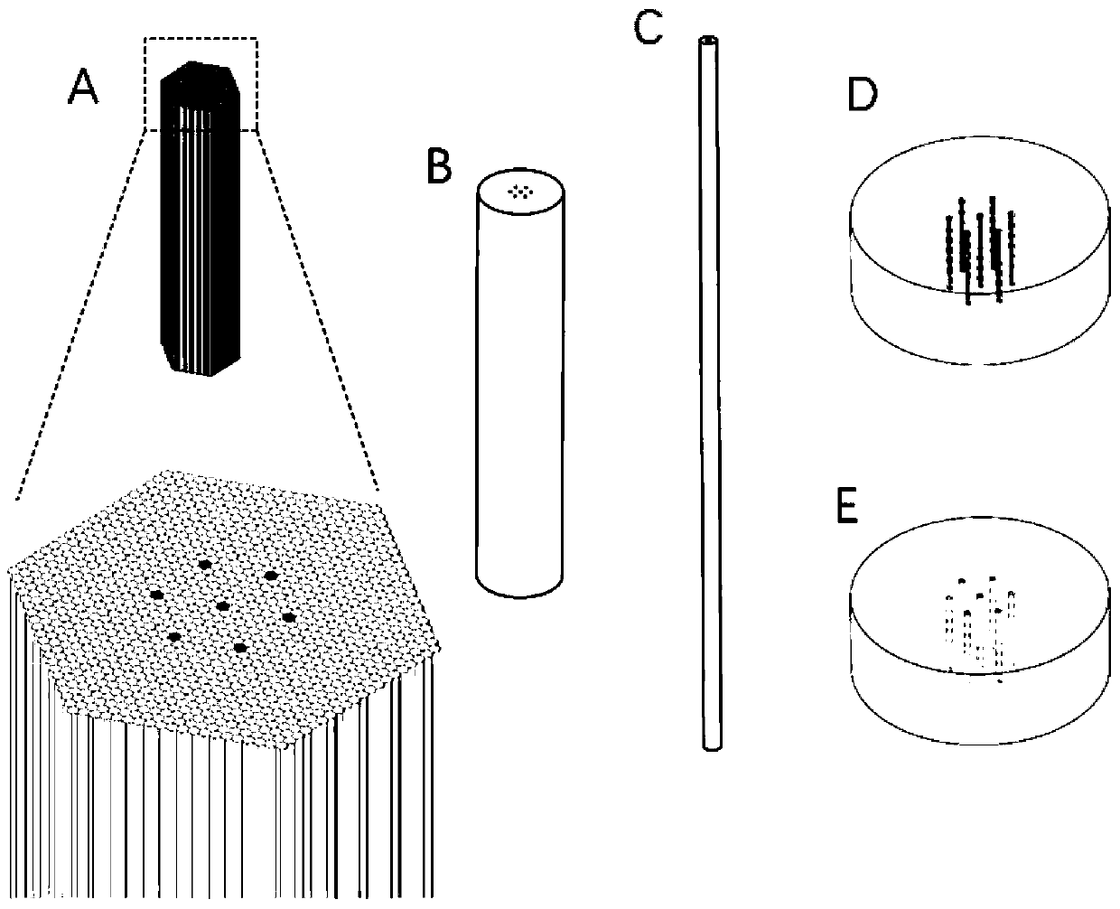 A method for preparing a microchannel array plate, a device for obtaining liquid droplets and a method for producing liquid droplets