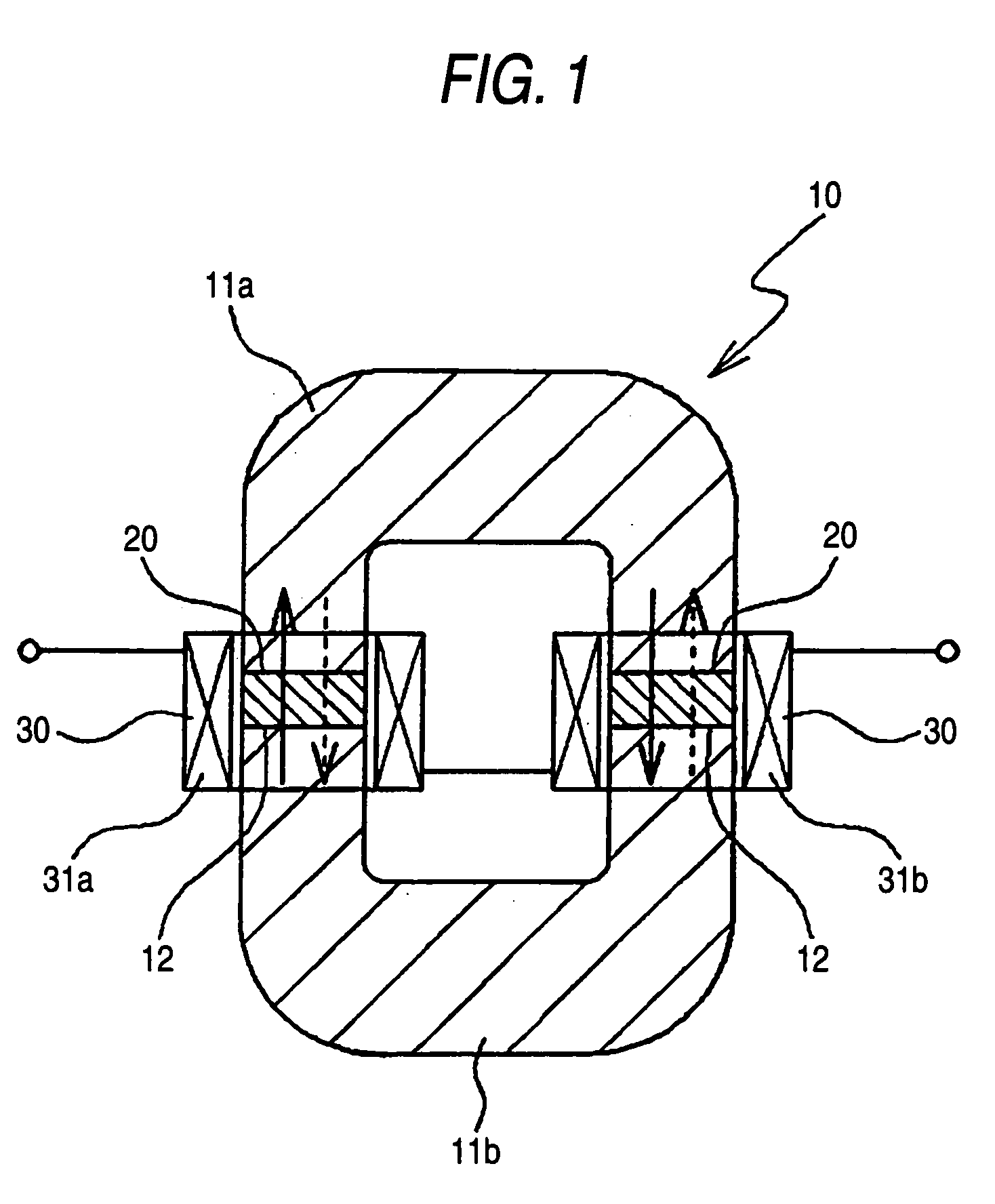 Bond magnet for direct current reactor and direct current reactor