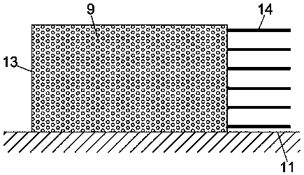 Fabricated type road isolated pier structure with damping energy dissipation function