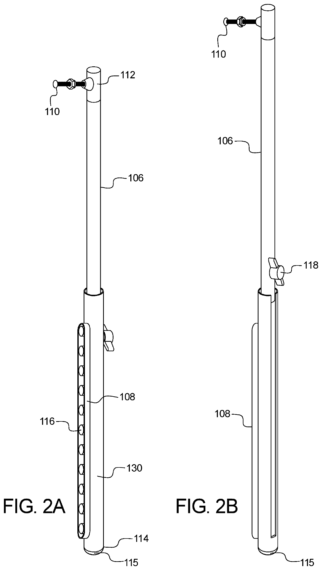 Adjustable brush holding assembly