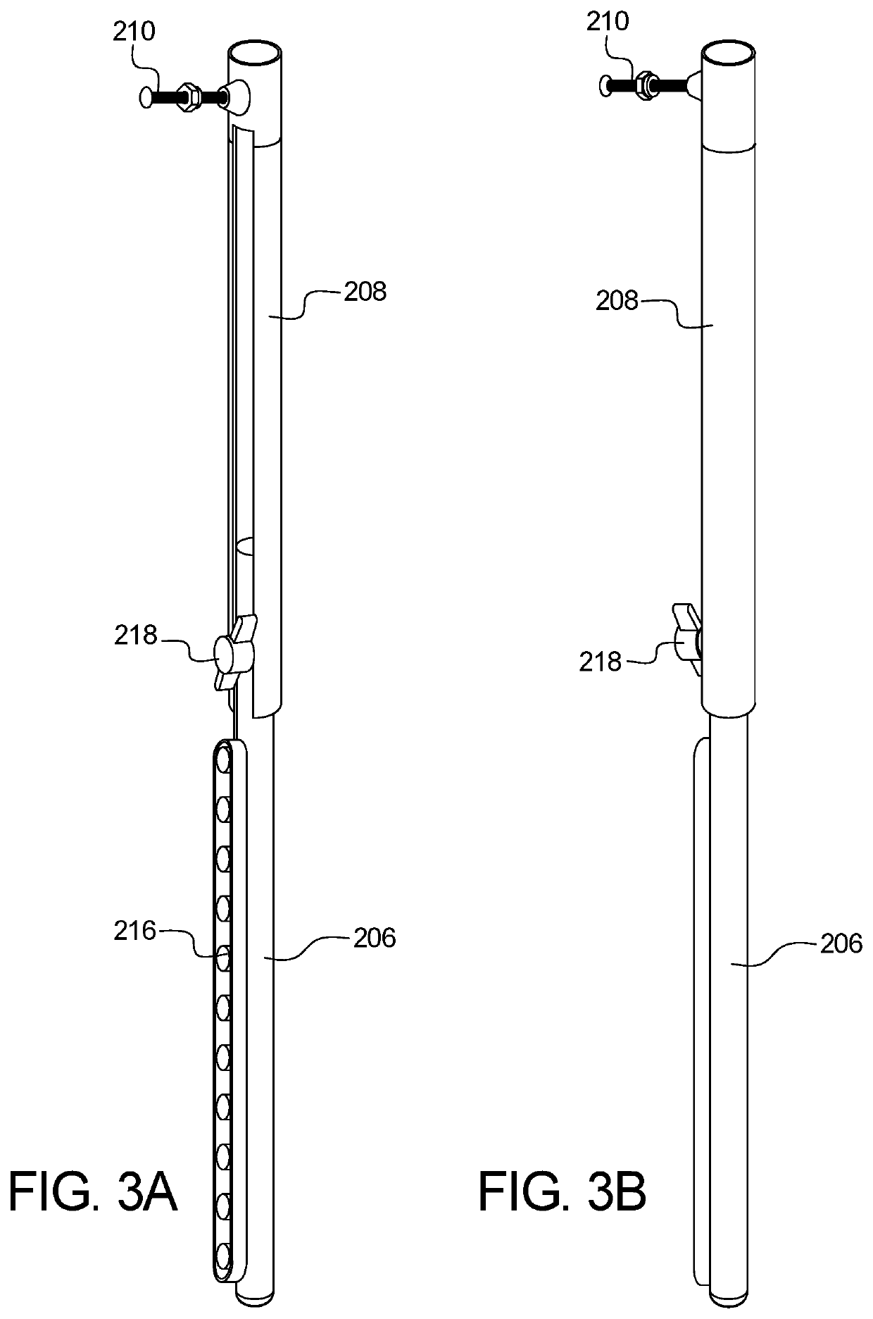 Adjustable brush holding assembly