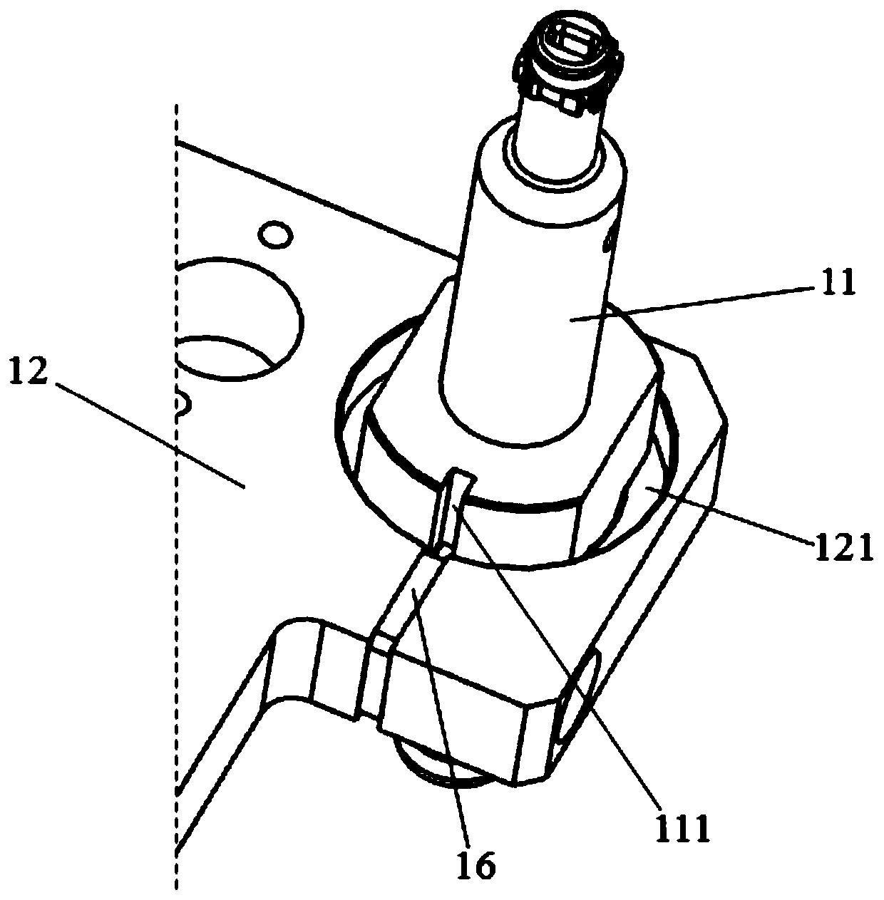 Main shaft mechanism for winding machine with multi-angle rotation