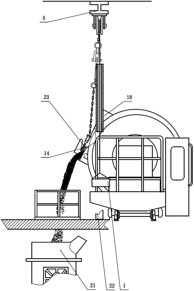 Slag-blocking system for torpedo ladles