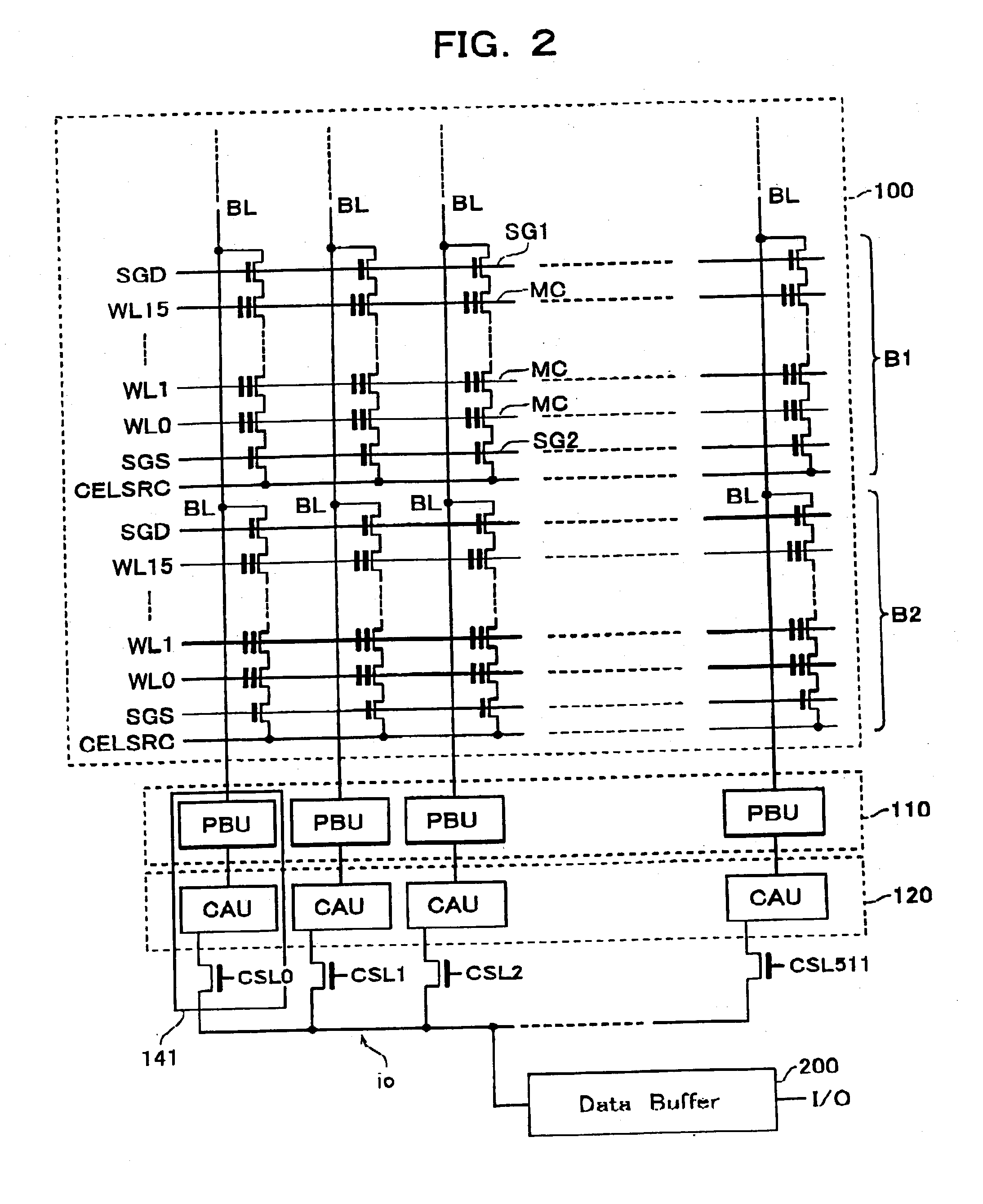 Non-volatile semiconductor memory device