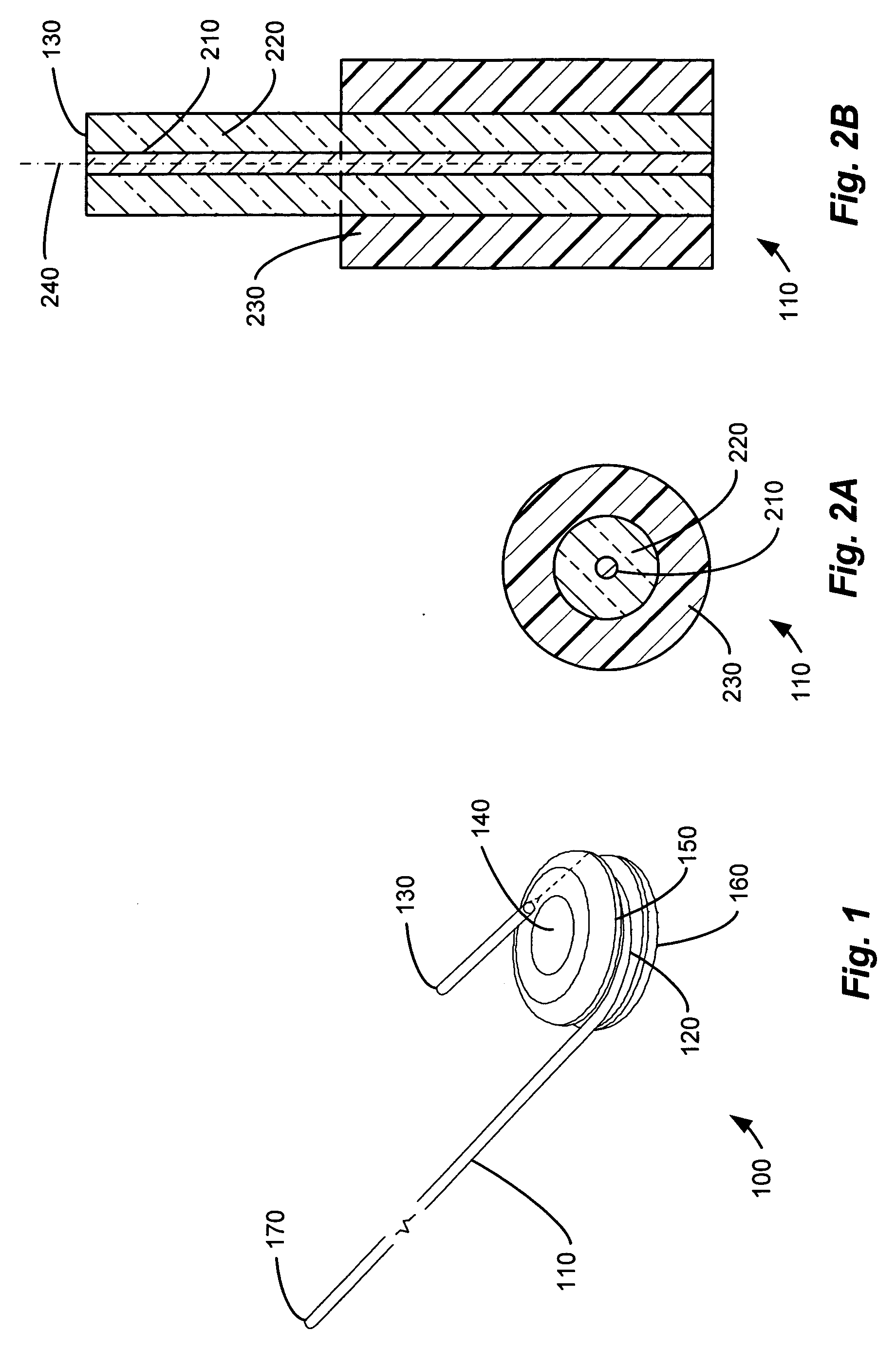 Reflection suppression for an optical fiber