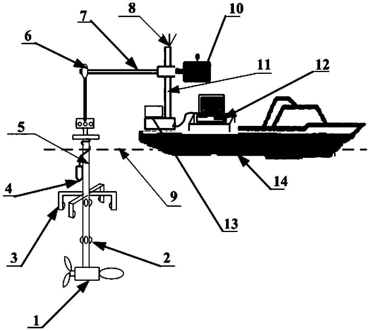 A detection method for hyperpycnal flow in muddy water with high sand content