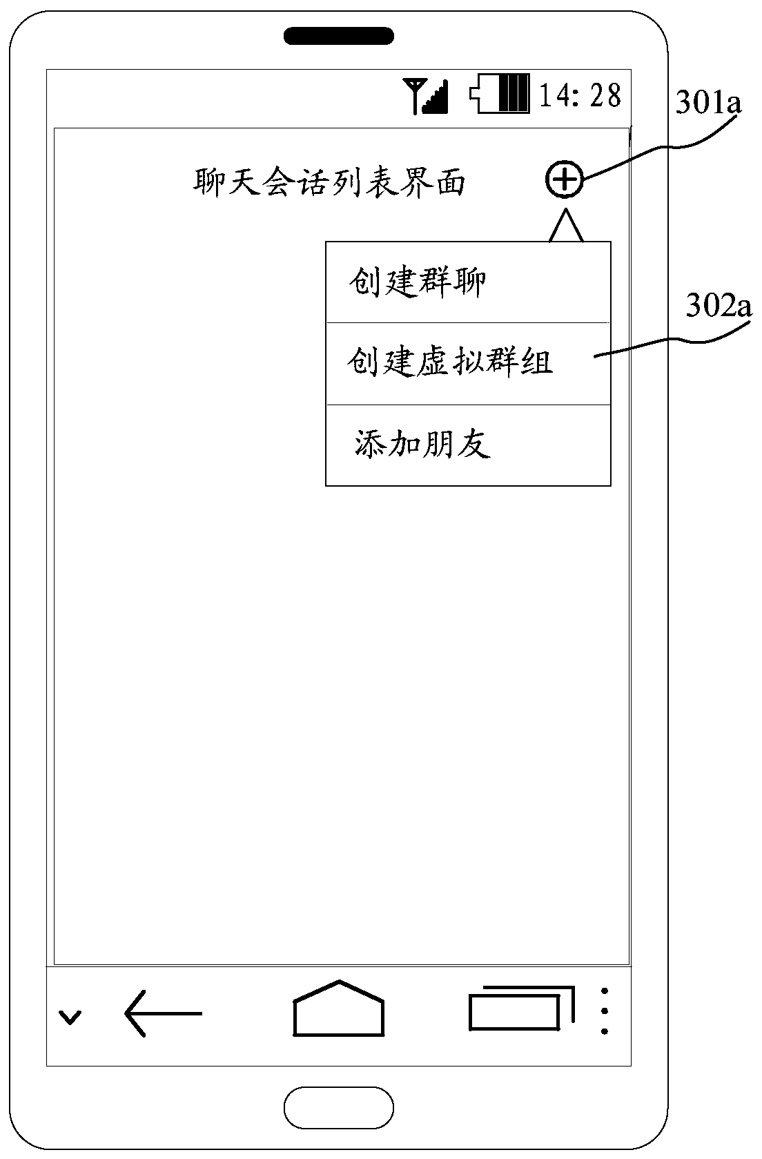Virtual group creation method, device and computer readable medium