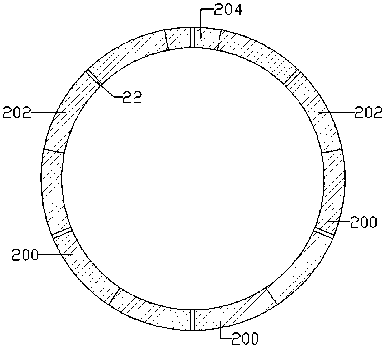 Secondary grouting method for shield construction