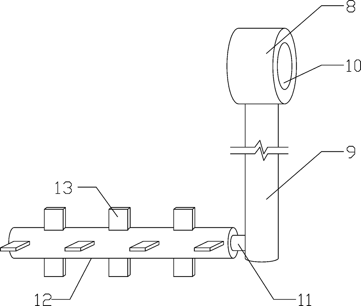 Tea drying device