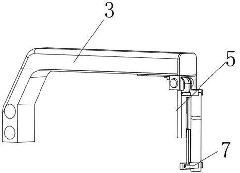 Adjustable concrete pump truck oil pipeline hoisting device